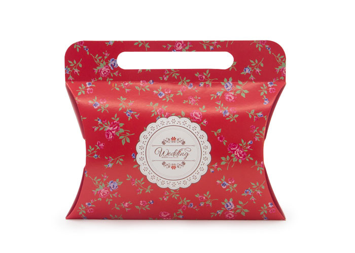 exquisite paper gift packaging box , custom printed pillow boxes