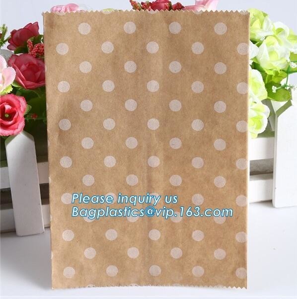 food gift box packaging brown kraft paper bags gift food bread