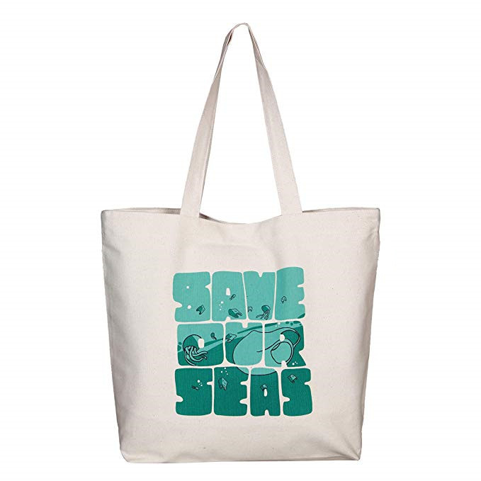 large natural custom printed tote bags cotton canvas material