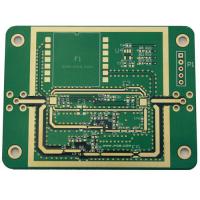 China 35um Rigid Double Sided PCB Green Ink 3mil PTEF AOI With Immersion Gold factory