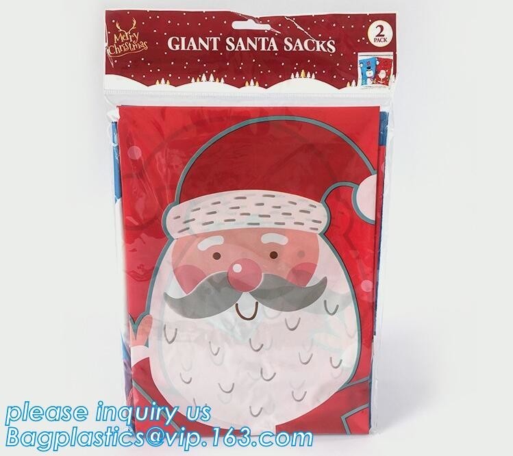 giant christmas gift treat sacks jumbo plastic toys bags,sacks