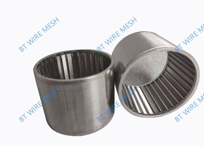 China 0.3mm Slot Filter Odm Johnson Wire Screen 316 Stainless Steel factory