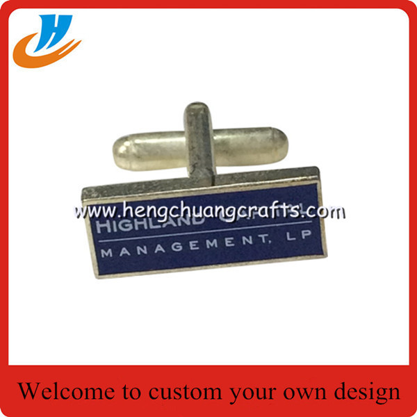 logo design soft enamel cufflinks wholesale  type flag cufflinks