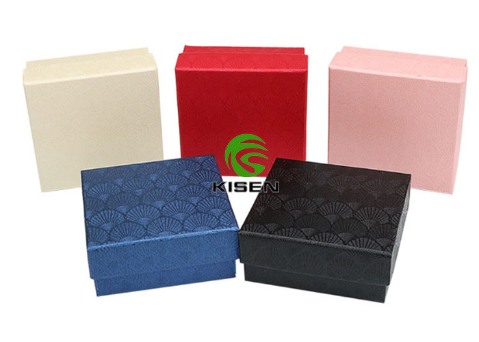 small cardboard jewelry gift boxes for earrings / necklace