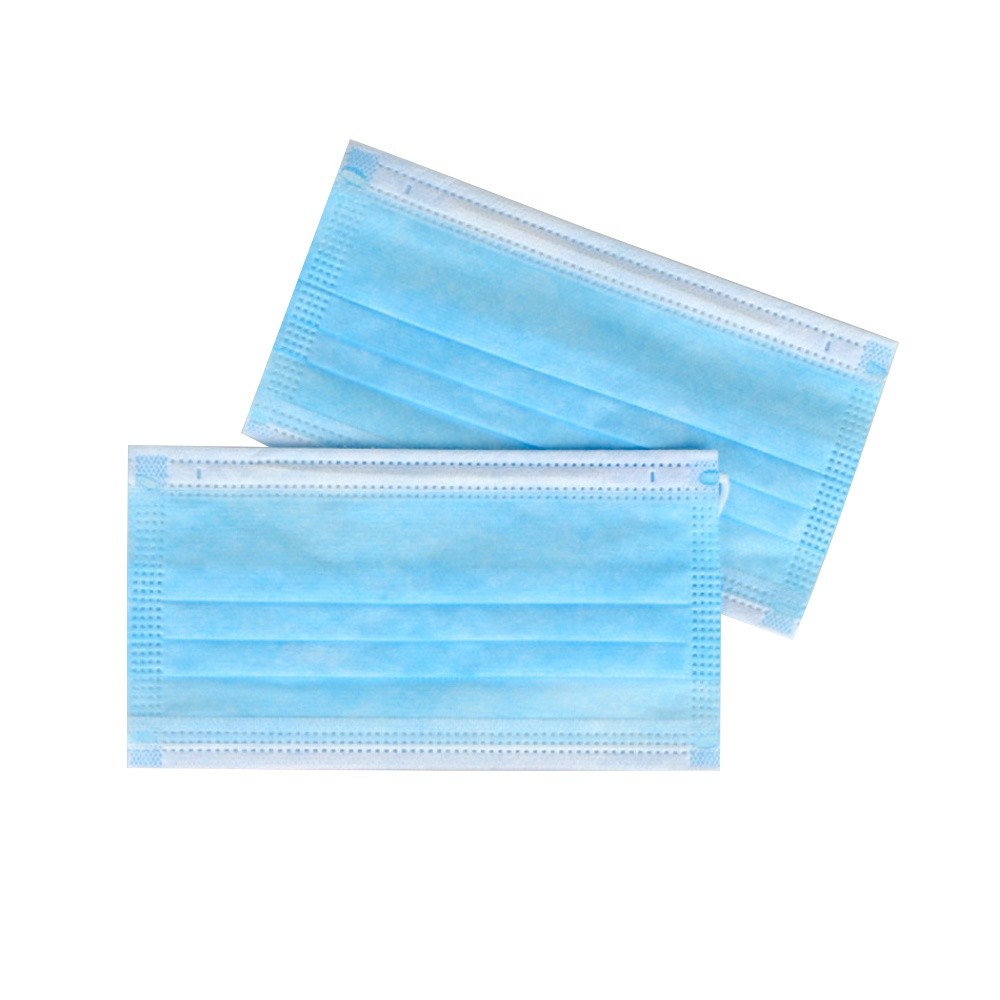 China Non Woven Disposable Face Mask , 3 Ply Surgical Face Mask Dust Proof factory