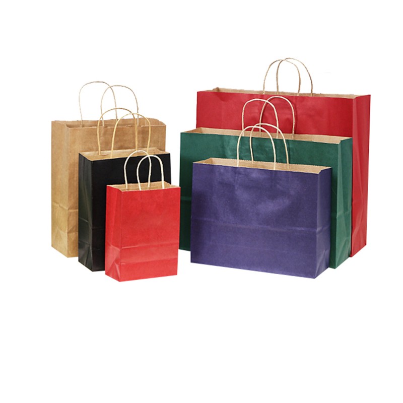shopping drawstring clothing tote paper carry bag - branded-gift