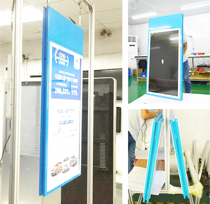 China 55 Inch Wall Mounted Lcd Display Interactive Digital Signage Display Advertising Players Screen Kiosk factory