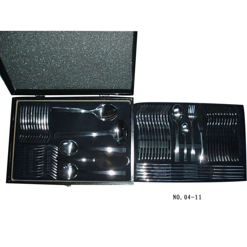 stainless steel cutlery set with gift box/whole seriers