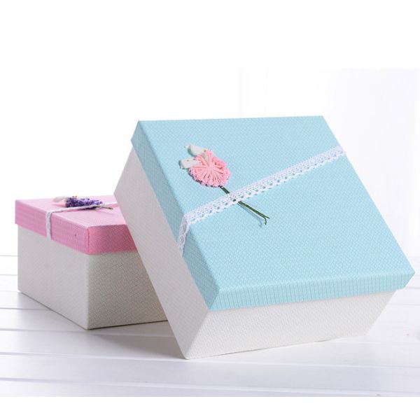 custom rigid christmas paper gift box personalised packaging