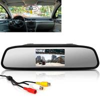 China Auto 4.3\ Rear View Parking Sensor System 640*480 Resolution Display Format 16 / 9 factory