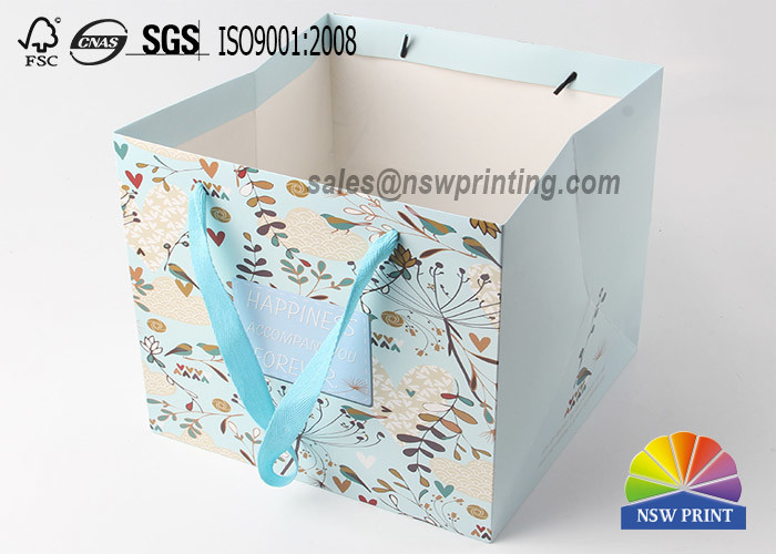 boutique cmky printing paper gift bags custom square party paper