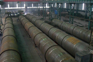 China Saturated Steam Chemical Concrete Autoclave Φ3m For Wood / Brick / Rubber / Food factory