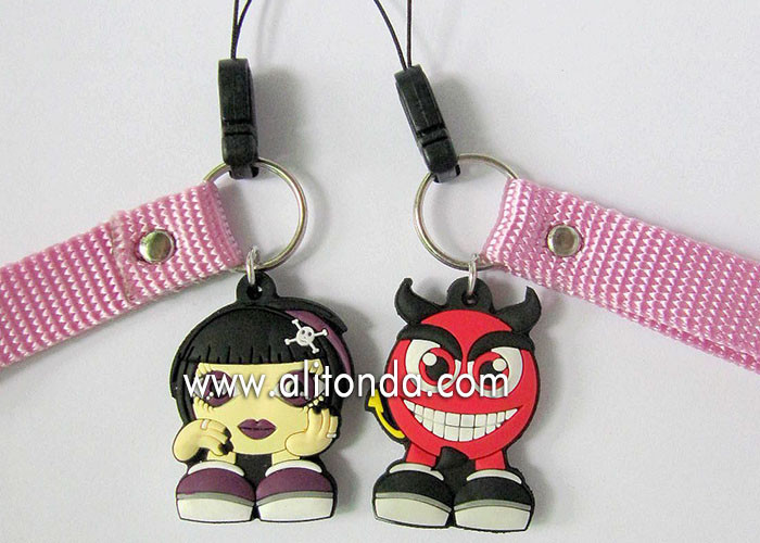 girls gifts mobile phone strap promotional phone pendants custom