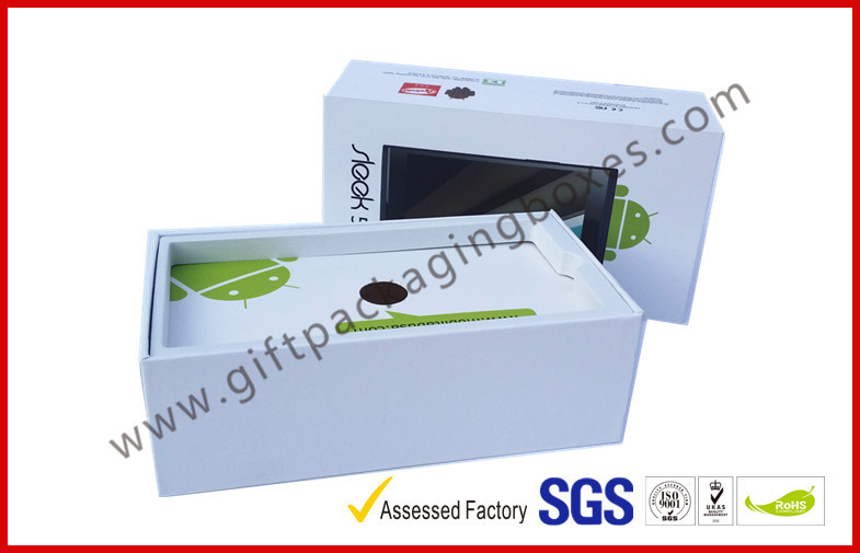 electronics packaging white cardboard gift boxes / phone case