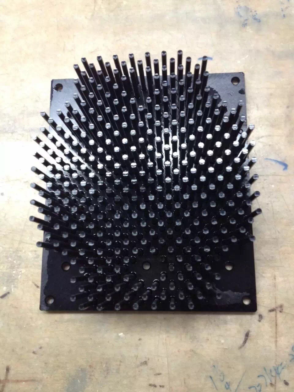 China Highly Difficult 6063T5 Black Anodized Heatsink Cnc Machining Part With CNC Machining Drilling And Milling factory