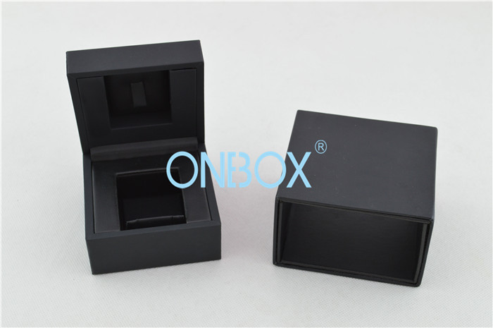 ring and earrings luxury black touch paper jewellery gift boxes