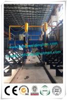 China Light H Beam Production Line , Steel Conatruction H Beam Welding Line factory