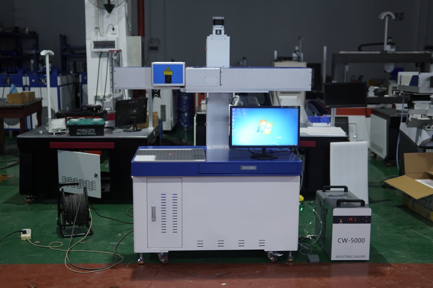 China 400x400mm 600x600mm 800x800mm Dynamic Focusing Co2 Laser Marking Machine factory