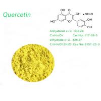 Quality Dihydrate 95.0% HPLC Yellow Organic Quercetin Powder Weight Loss use for sale
