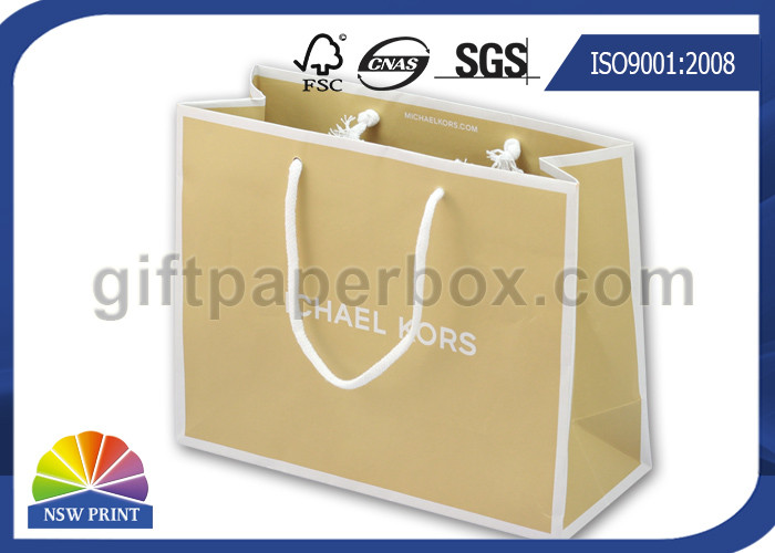 wholesale brown paper shopping bags for clothes or shoes - gift