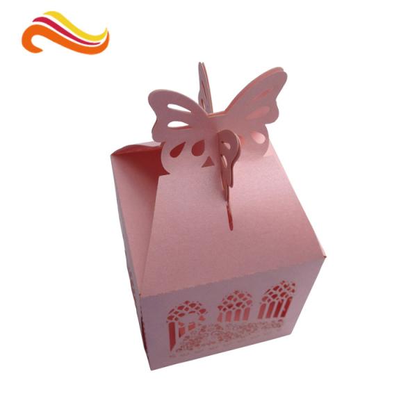 texture customized 250g peral paper gift chocolate packaging