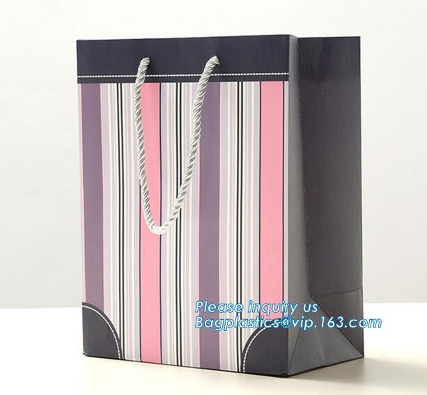 design black paper bag for packaging, luxury custom printing