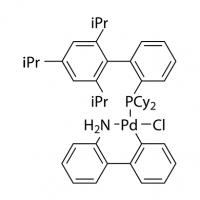 China Chloro(2-dicyclohexylphosphino-2',4',6'-triisopropyl-1,1'-biphenyl)(2'-amino-1,1'-biphenyl-2-yl)palladium(II) factory