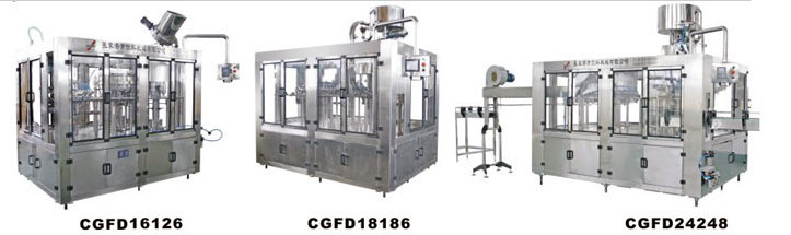 China CGFD Series Rising Pressure Rotary Filling And Capping Machine With Air factory