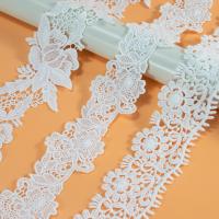 China Cotton edge trim white sewing assorted eyelet lace fabric manufacturer crochet lace webbing trimmed lace factory