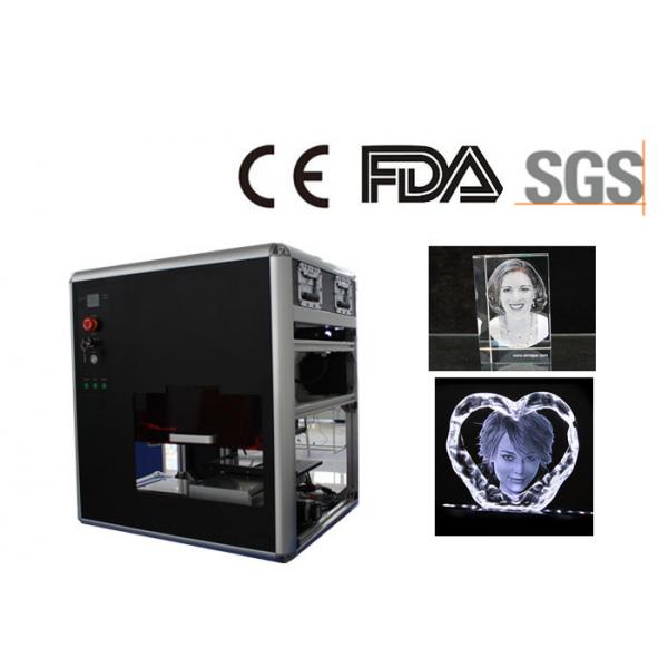 Quality 3W Diode Pumped 3D Glass Laser Engraving Machine with 2 Years Warranty for sale