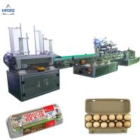 China Farm chicken eggs labeling machine with eggs expiry date printing machine ,egg box labeling machine with egg tray factory