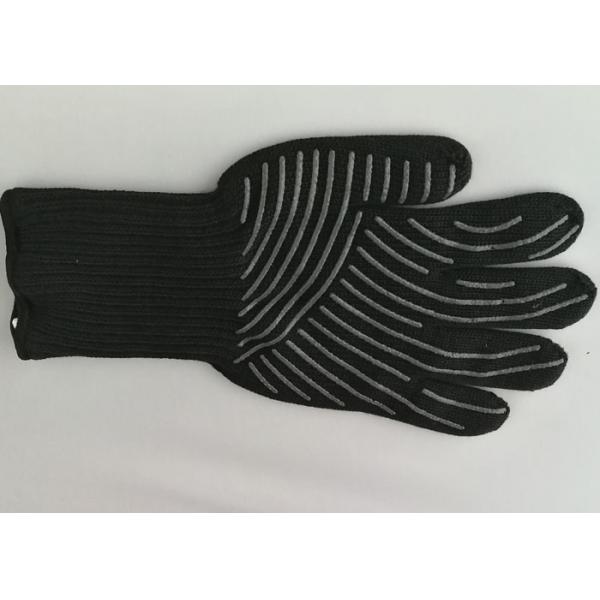 Quality Silicone Cooking Heat Resistant Gloves 500℃ High Temp Resistance Non Slip for sale