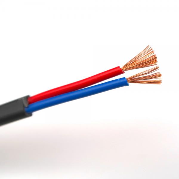 Quality 0.75m2 Two Core Power Flexible Electrical Cable Durable Flame Retardant for sale
