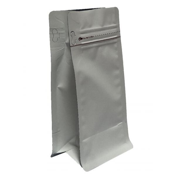 Quality Quad Shape Coffee Packaging Pouch For Coffee With Eco Friendly Material for sale