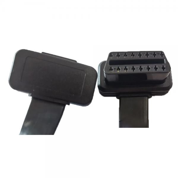 Quality Flat GPS Cable 16 Pin Obd J1962 , Male To Dual Female Obd2 Scan Cable for sale