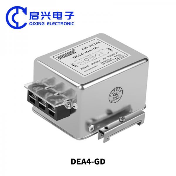Quality DEA4-GD Rail Series EMI Filter 3A-20A Single Phase High Performance Power Filter for sale
