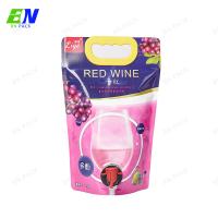 China Bag In Box Supplies 1.5L Aluminum Foil Food Grade Bags In Box Wine Dispensing Wine pouch with valve factory