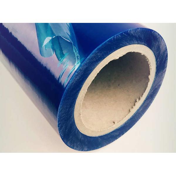 Quality Home Transparent Blue 500mm 200m Self Adhesive Glass Film Standard Wound for sale