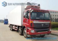 China 45-50 Cubic 8x4 Refrigerated Van And Truck Rentals FOTON - Auman 280 Kw / 380 Hp factory