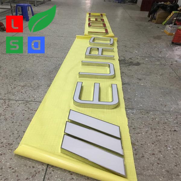 Quality Depth 1.5cm-6cm LED Channel Letters Outdoor Illuminated Signs For Shop Logo for sale