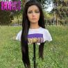 China 100% Virgin Brazilian Straight Wave 12a Human Hair Lace Frontal Wigs factory
