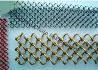 China Stainless Steel Flexible Metal Mesh Drapery With 1.2MM Wire For Interior Drepary factory