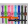 China 10 Candy Colors Jelly Band Silicone Swatch Style Watch With Plastic Case , Quality Japan Movement PC21S factory