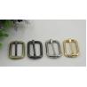 China Cheaper manufacturing good quality 32 mm gold iron bag adjustable belt buckles tri glide buckles factory
