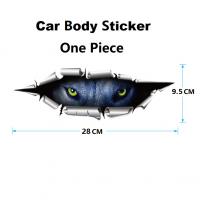 China 3D Effect Waterproof Car Stickers PVC Vinyl Printing Custom Bumper Stickers factory