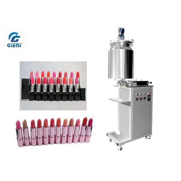 Quality Single Nozzle Lip Balm Filling Machine with 20L Double Layer Bucket for sale