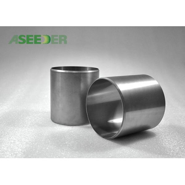 Quality Silver Tungsten Carbide Sleeve Insert / Radial Bearing Sleeve Sandblasting Surface for sale