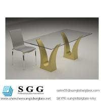 China Excellence quality customized size glass table top factory