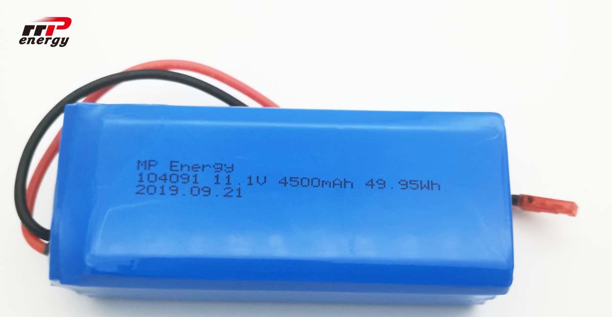 China High Discharge LIPO Lithium Polymer Battery 3S1P 11.1V 4500mAh One Year Guarantee factory