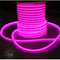 China 120v purple led neon flexible tube smd2835 120leds/m led neon flex round light 360 degree factory
